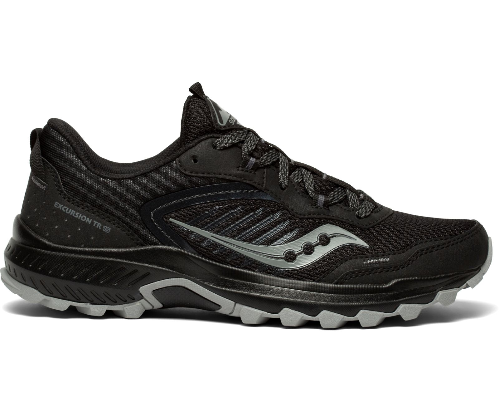 Men\'s Saucony Excursion Tr15 Trail Running Shoes Black / Grey | Singapore 578YXFU